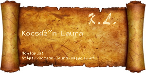 Kocsán Laura névjegykártya